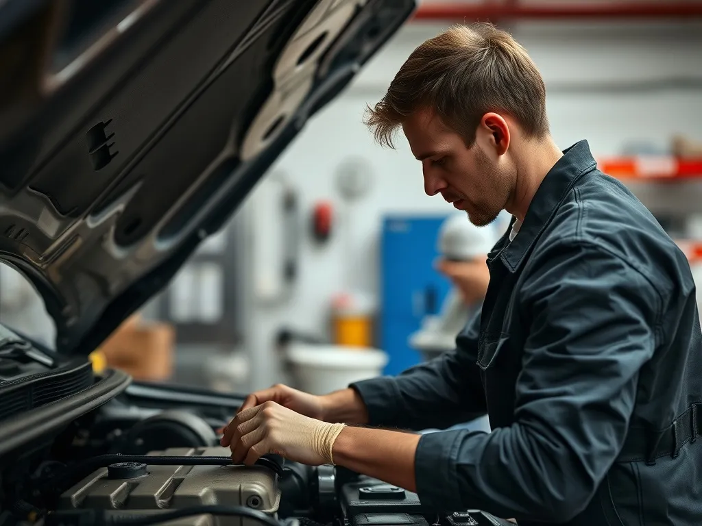 Man Carrying Out head gasket replacement in doncaster